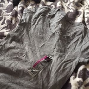 Never worn Gray scoop neck T-shirt